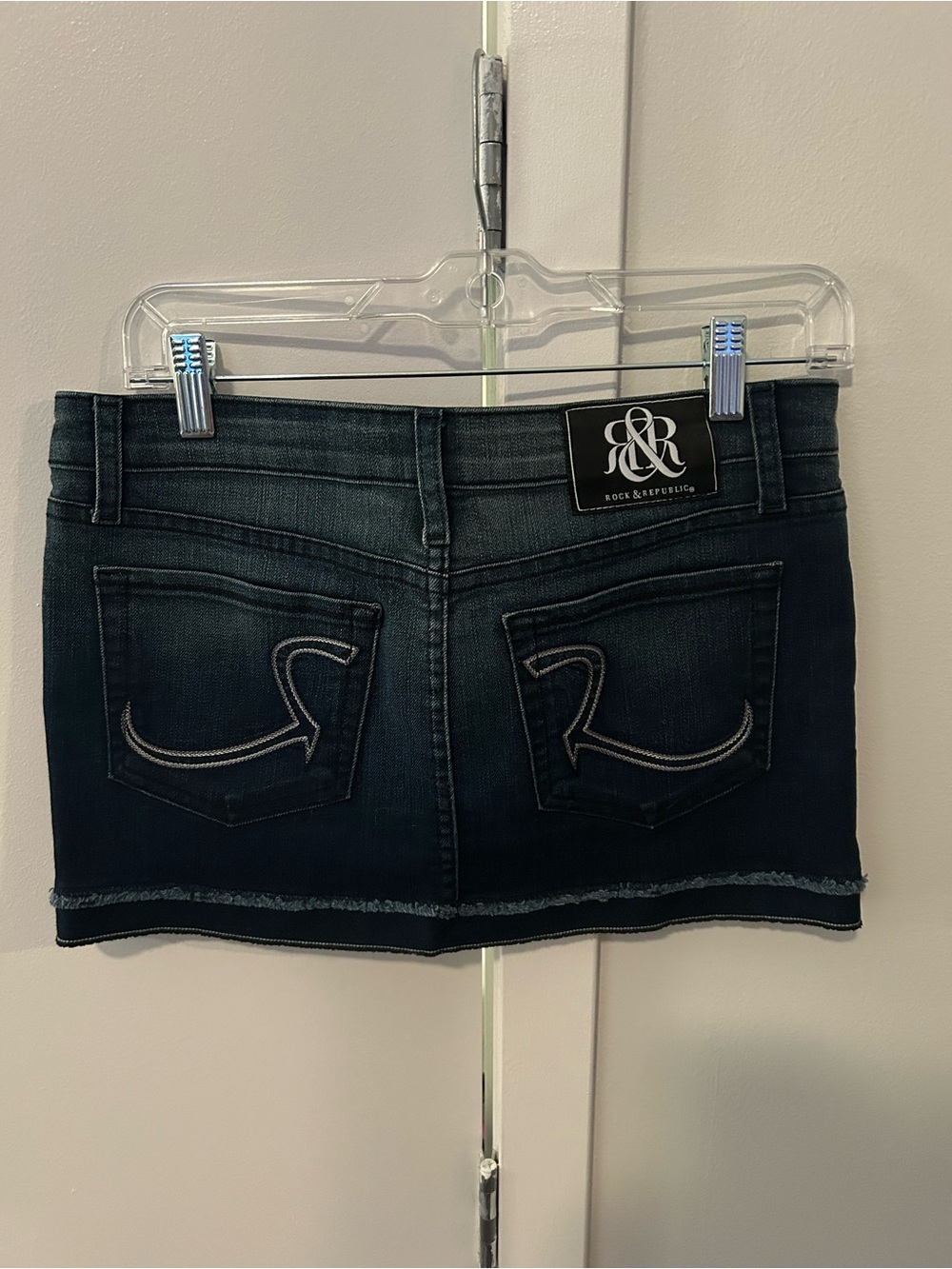 Rock & Republic Jean Mini Skirt